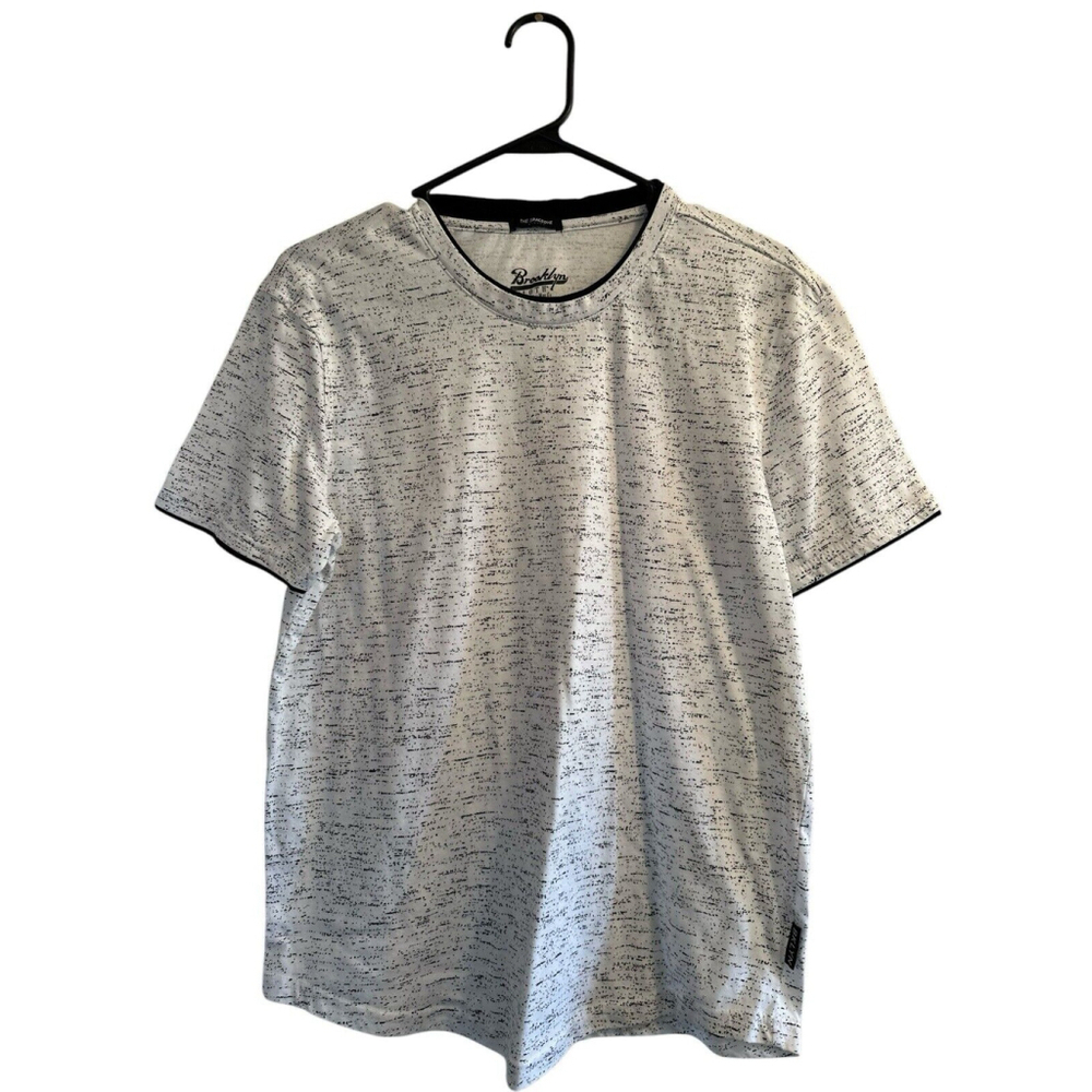 Brooklyn Cloth Mfg Co T-Shirt Short Sleeve Mens Size Medium The SpaceDye White